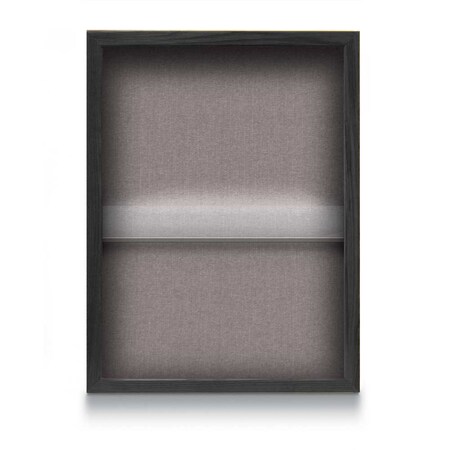 United Visual Products Indoor Enclosed Combo Board, 48"x36", Gold Frame/White Porcelain & Black UVCB4836G-WHTPORC-BLACK